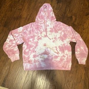 PacSun Pink Tie-Dye Hoodie